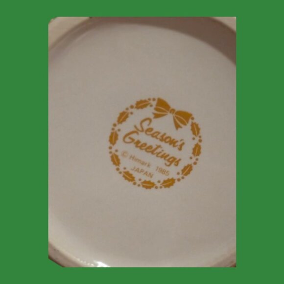 Two (2) Vintage 1985 Himark Seasons Greetings Mugs - Picture 3 of 3